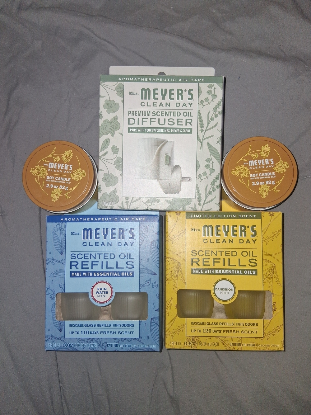 Mrs. Meyer's Airfreshner Bundle With Candles